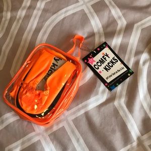 Foldable flats neon orange